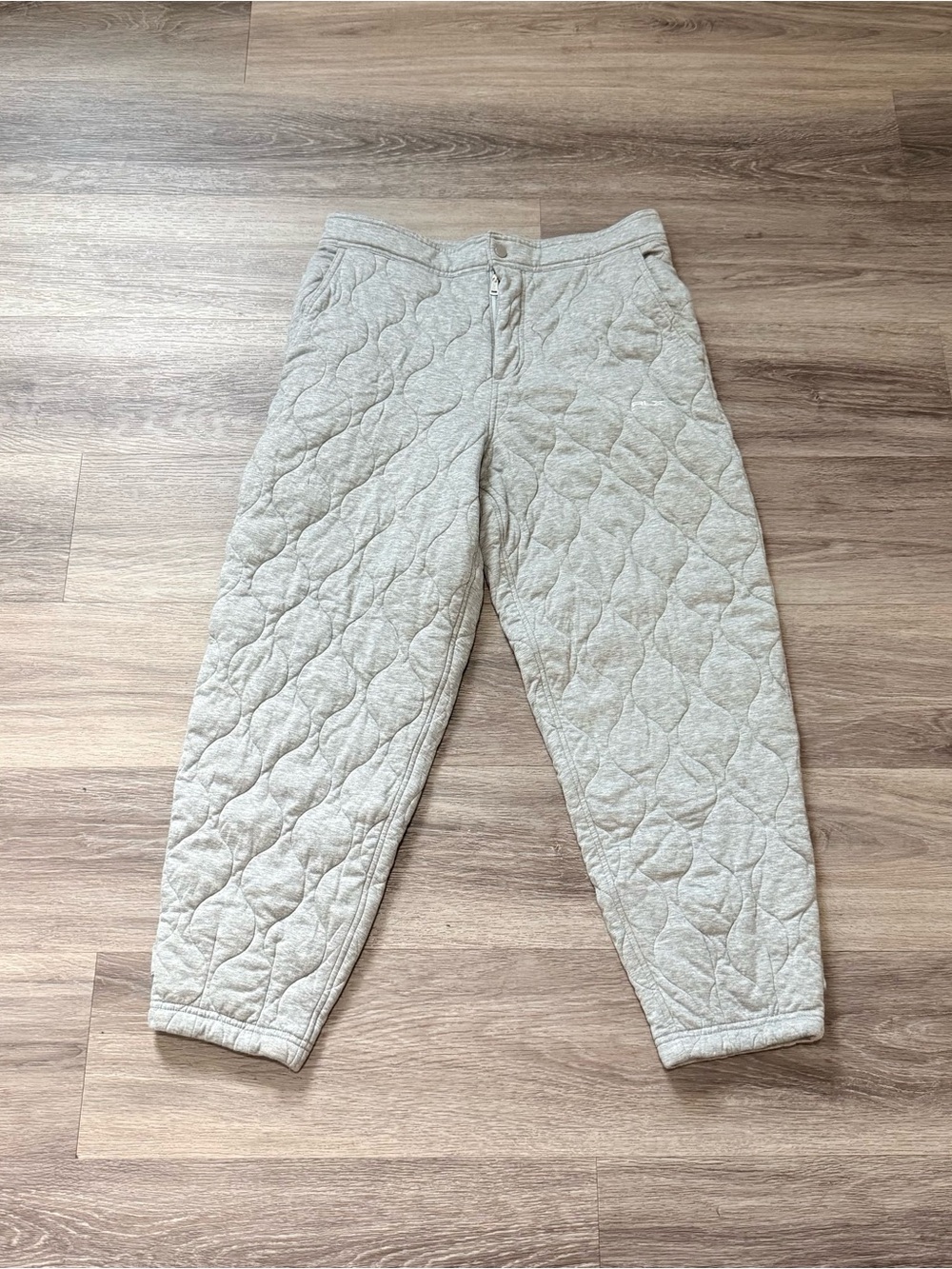 RLX Ralph Lauren Quilted Track Joggers in Heather Gray